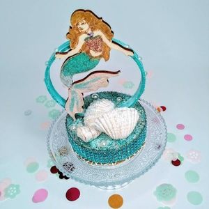 Mermaid Cake Topper-Mermaid Centerpiece